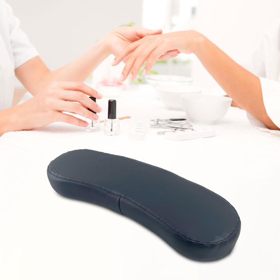 TOOYFUL Nail Art Hand Pillow Soft Manicure Arm Holder for Manicure Nail Art Home Black