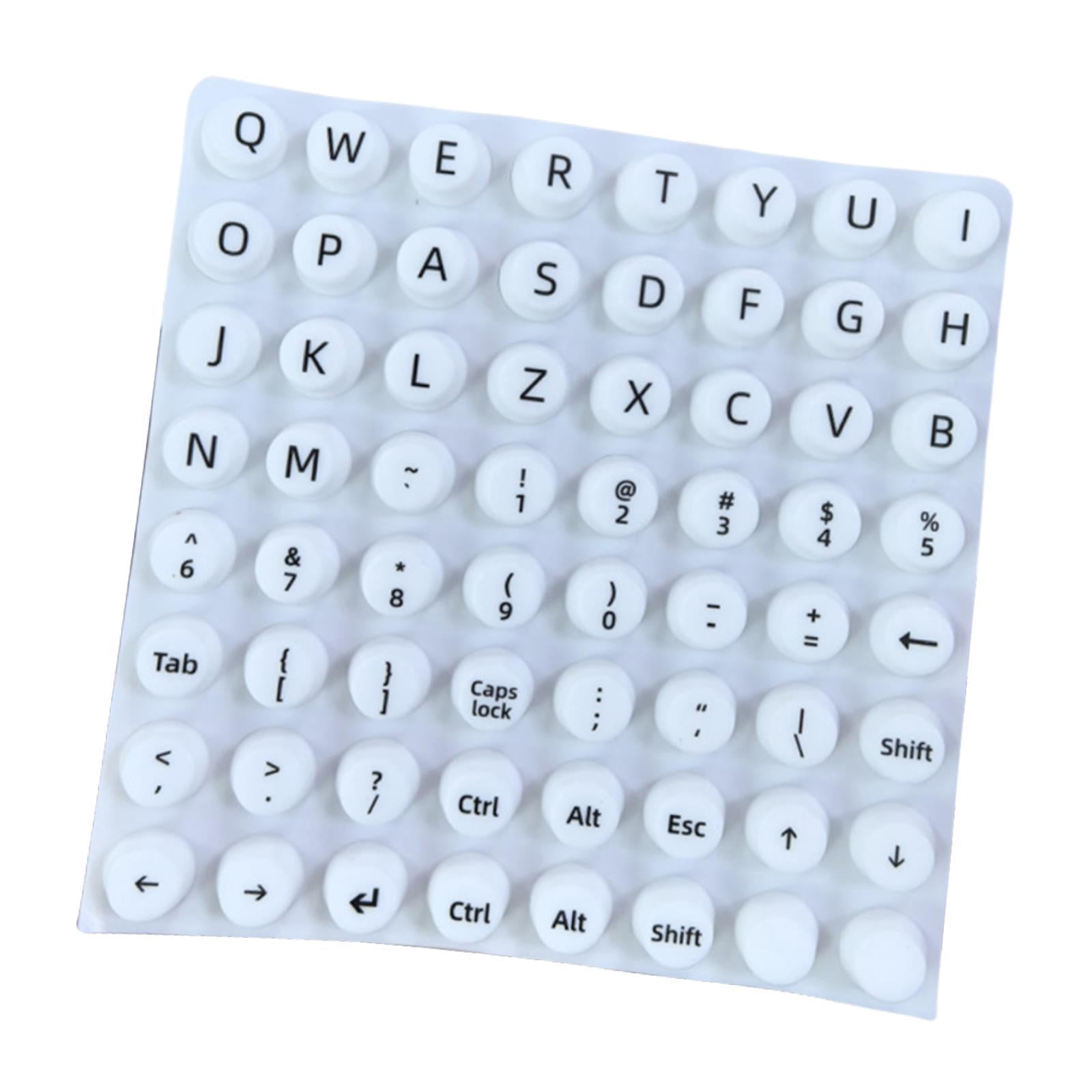 TOOYFUL Nail Art Typing Sticker, Nail Protection Silicone Notebook ...