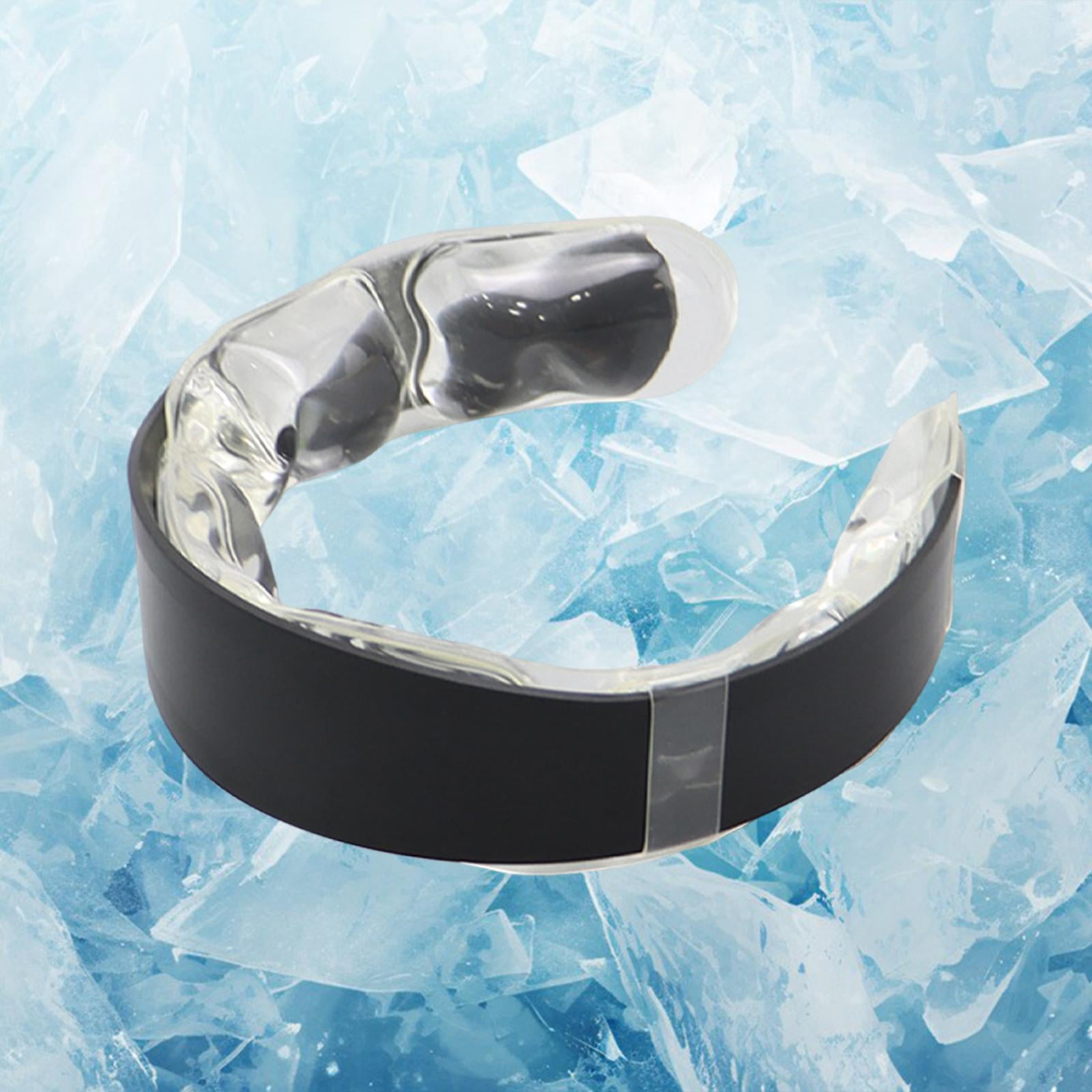 TOOYFUL Neck Cooling Tube Cooling Neck Circle for Heat Dissipation Summer Outdoor Cool Collars Ice Tube Cool for Adults Fishing Black