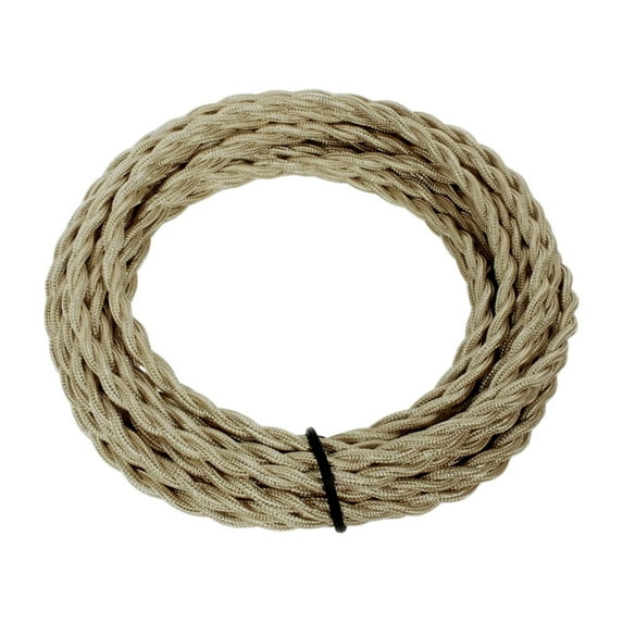 TOOYFUL Pendant Light Cord Lighting Fixture Cable,DIY Decoration,5M,Vintage,Lamp Cable Lamp Cord for Living Room,Kitchen,Home,Bedroom white