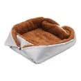 thumbnail image 1 of TOOYFUL Pet Bed, Cat Bed, Blanket, Cat Sleeping Pad, Soft Kitten Cave, Dog Kennel, Portable Dog Bed, Cushion for Playing with Cats And Small Cats Gray, 1 of 10