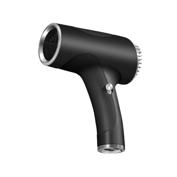 TOOYFUL Portable Hair Dryer Hair Care Dryer Practical Quick Dry Low Noise Hairdryer Blow Dryer for Women Men Dorm Hotel Home Black
