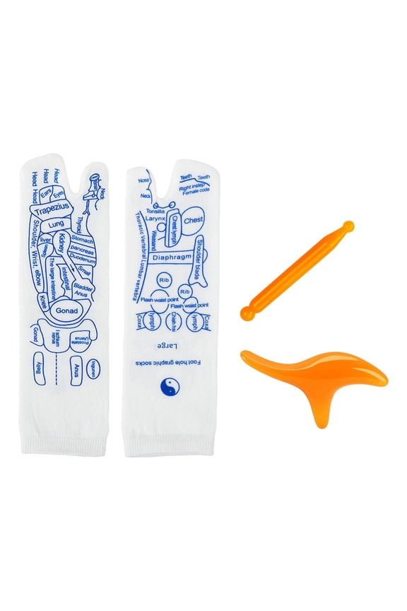 Reflexology Socks Comfortable Relieve Tired Breathable Casual Foot Massage Socks 28.5cmx8cm