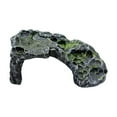 thumbnail image 1 of TOOYFUL Reptile Hideout Cave Turtle Basking Habitat Aquarium Tank Decoration Resin Aquarium Decoration for Geckos Betta 16cmx9cmx6cm, 1 of 9