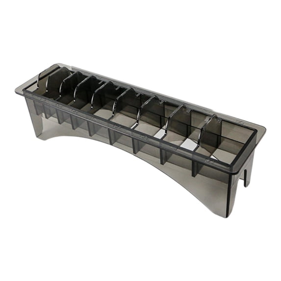 TOOYFUL Storage Holder Accessories 10 Slot Versatile Container Limit Comb Organizer for Barber Shop Home Black