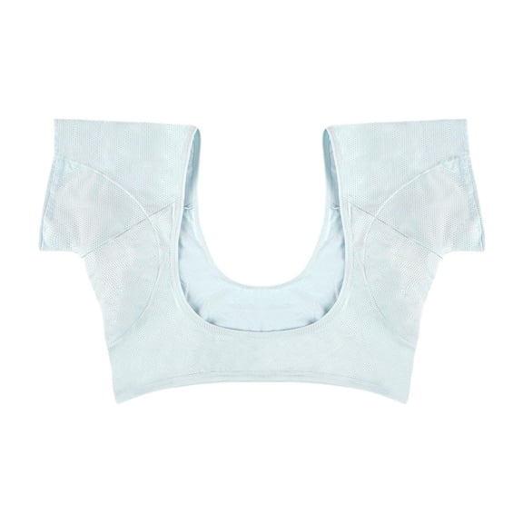 TOOYFUL Underarm Sweat Vest Women Armpit Sweatproof Shirt Sweat Absorption Underarm Pad,Sweats Guard for Running,,Workout,Camping Light L Blue
