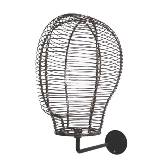 TOOYFUL Wall Mount Mannequin Head Hat Display Rack Multipurpose Hat Holder Display Model for Hairpieces Headband Headset Tabletop