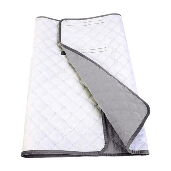 TOOYFUL Wearable Incontinence Bed Pad Adults Diaper Skirt Multipurpose Absorbent Waterproof Bed Mattress Mat Washable for Floor Couch Gray