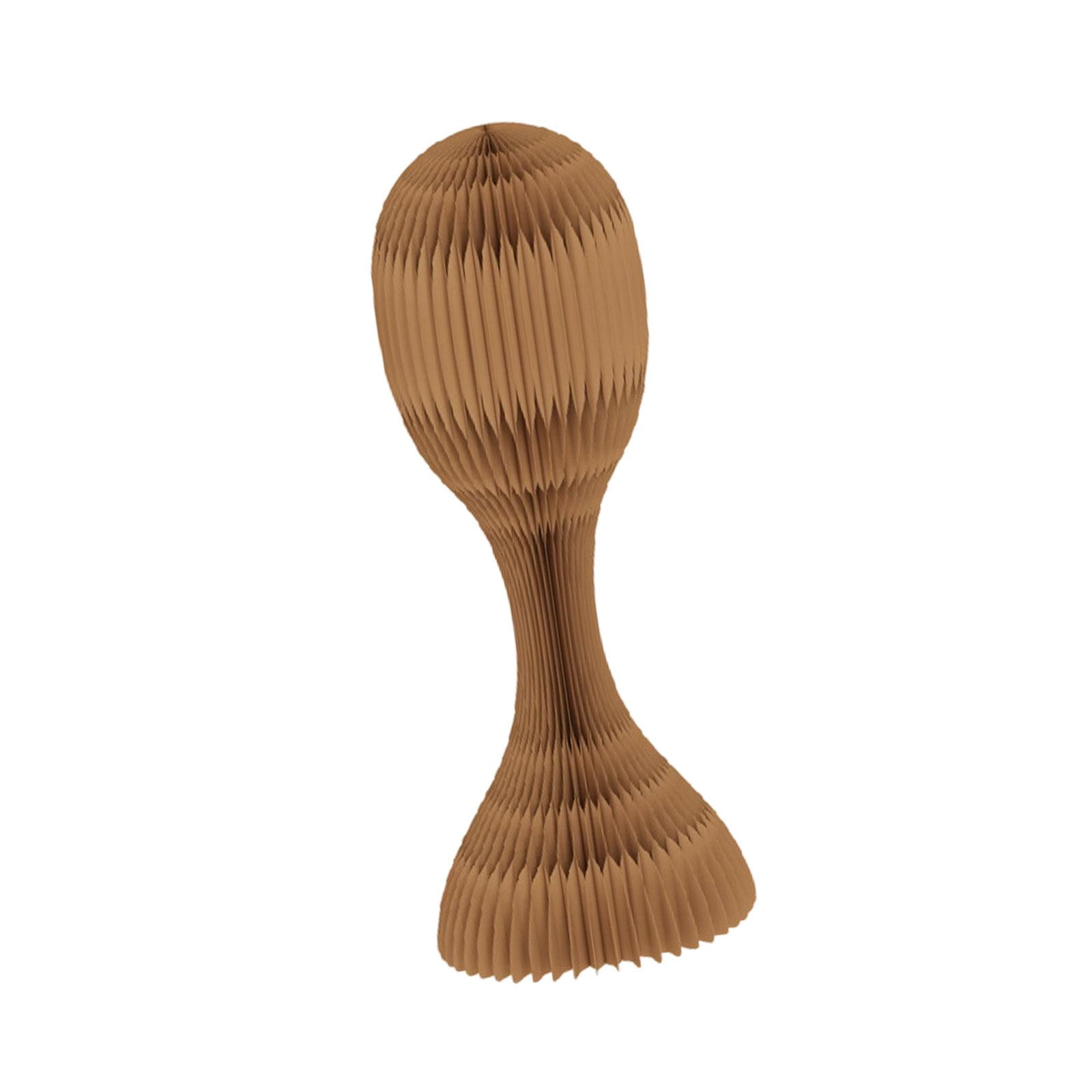 TOOYFUL Wig Hat Display Stand Holder Mannequin Head Model for Salon Headwear Scarves brown