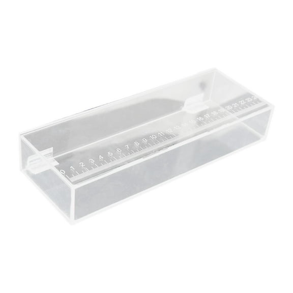 TOOYFUL ing Tank Breeder Acrylic Case Hatching Boxes Aquarium Reusable with Scale Storage Box Viewer Isolation Box 25x4.4x9cm