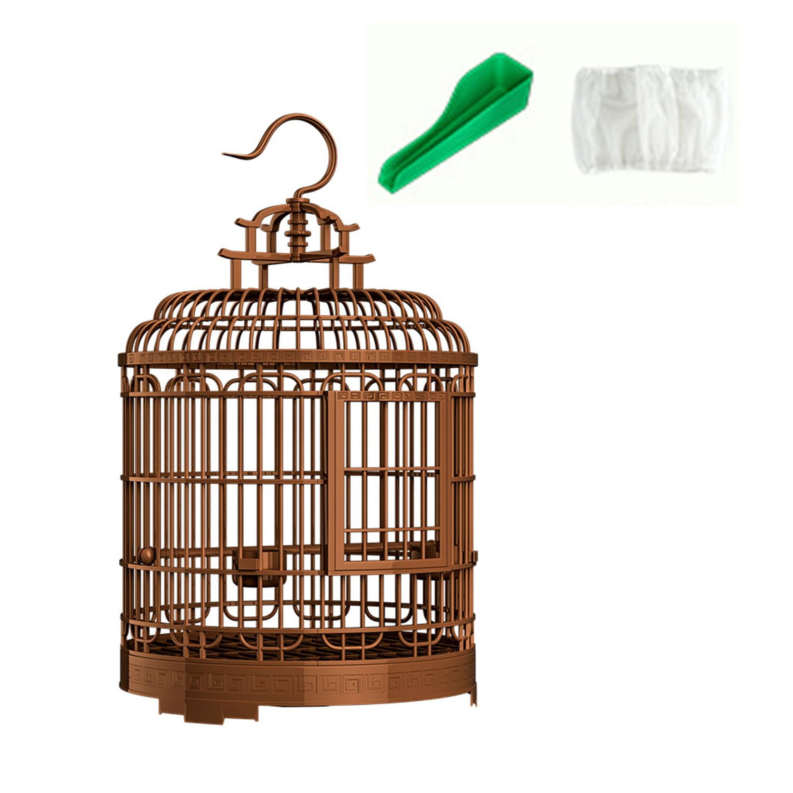 TOOYFUL s Cage Nest Pet Supplies Large Hanging Birdcage Parrot Cage for Finches Parakeets Cockatoos Small Birds African Grey C