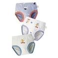 thumbnail image 1 of TOOYOU 3 Pack Boys Underwear Cute Cartoon Print Ruffled Briefs Trunks Skin Friendly Panties Underpants Set 3Pcs Multipack Size 1-2 Years, 1 of 3