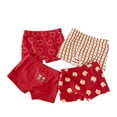 thumbnail image 1 of TOOYOU 4 Pack Boys Underwear Boxer Briefs Soft Dinosaur Trunks Toddler Breathable Underpants Set Panties For Toddler 4Pcs Multipack Size 4-5 Years, 1 of 4