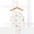 thumbnail image 1 of TOOYOU Baby Girl Bodysuits Cheap Toddler Girl Onesies Sleeveless Solid Jumpsuit Summer Clothes Soft Romper For Green Size 0-3 Months, 1 of 4