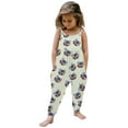 thumbnail image 1 of TOOYOU Baby Girls Romper&Jumpsuit Toddler Football Prints Sleeveless Jumpsuit Clothes Cute Onesie Bodysuits Playsuit For Kids Green Size 3-4 Years, 1 of 5