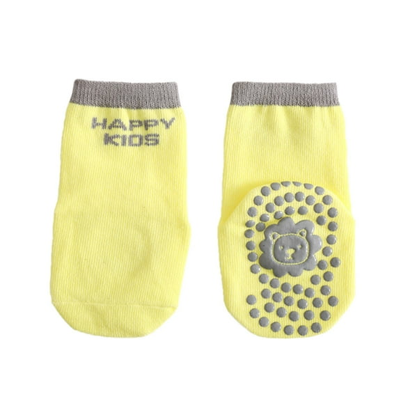 TOOYOU Baby Socks Kids Toddler Trampoline Grip Socks Non Slip Sticky Grips Socks Baby Socks That Stay On Size 0-6 Months