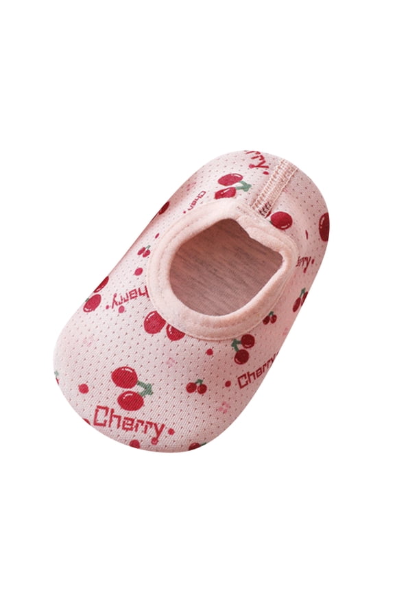 Baby Socks Floor Soft Prewalker Toddler Breathable Cute Printed Pattern Summer Breathable Non- Walking Shoes Slippers Size 12-18 Months