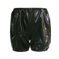thumbnail image 1 of TOOYOU Boys And Girls Metallic Shorts Shiny Dance Hot Pants Sparkly Athletic Shorts 80S Outfits Pants For Kids, 1 of 4