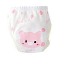 thumbnail image 1 of TOOYOU Boys Pants Cute Waterproof Learning Baby And Baby Leak-Proof Pants Cartoon Diaper Size 1-2 Years , Pink, 1 of 3