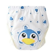 TOOYOU Boys Pants Cute Waterproof Learning Baby And Baby Leak-Proof Pants Cartoon Diaper Size 3-4 Years , Blue