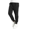 thumbnail image 1 of TOOYOU Boys Pants Toddler Active Jogger Sweatpants Kids Casual Athletic Pocket Pull On Pants Size 5-6 Years , Black, 1 of 6