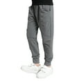 thumbnail image 1 of TOOYOU Boys Pants Toddler Active Jogger Sweatpants Kids Casual Athletic Pocket Pull On Pants Size 9-10 Years , Grey, 1 of 9