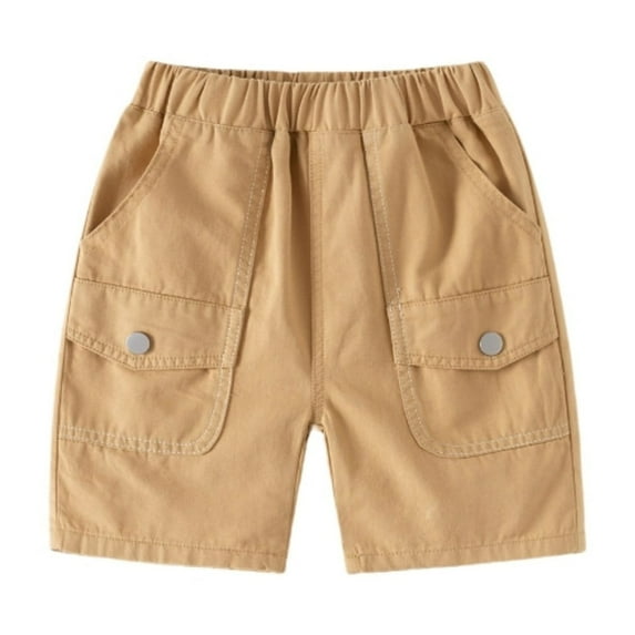 TOOYOU Boys Pants Toddler Kids Sport Solid Spring Summer Shorts Casual Shorts Fashion Shorts Size 12-18 Months , Khaki