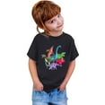 thumbnail image 1 of TOOYOU Boys Summer T-Shirt Fashion Casual Print Round Neck Loose Short Sleeve Tee Top Size 2-3 Years Black, 1 of 3