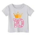 thumbnail image 1 of TOOYOU Boys Summer T-Shirt Gamer Funny 10Th Birthday Tee Commemorative Day Top Size 6-7 Years White, 1 of 4