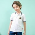 thumbnail image 1 of TOOYOU Boys Summer T-Shirt Toddler Kids Football Cartoon Prints Loose Tops Soft Short Sleeve Tee Size 6-7 Years White, 1 of 5