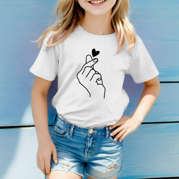 TOOYOU Boys Summer T-Shirt Unisex Kids Print Tee Blue Cat Funny T Shirts Top Size 1-2 Years White