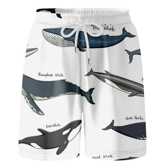 TOOYOU Boys Swim Trunks With Drawstring Elastic Waist Summer Casual Hawaii Holiday Beach Floral Shorts Back To School Shorts For Boys Size 6-7 Years Other