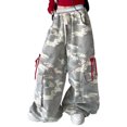 thumbnail image 1 of TOOYOU Girls Cargo Pants Spring And Summer Camo Pants Fashion Personality Pants Lightweight Sports Trousers For Sweet Girls Size 4-5 Years Camouflage, 1 of 6