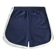 thumbnail image 1 of TOOYOU Girls Casual Shorts Solid Color Elastic Waist Spring Summer Shorts Clothes Lightweight Shorts For Girls Size 18-24 Months Blue, 1 of 3