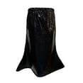 thumbnail image 1 of TOOYOU Girls Dresses Shiny Metallic Long Fan-Shaped Skirt For Ballet Dance Party Performance Summer Sundress For Toddler Girls Size 18-24 Months ,Black, 1 of 4