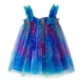 thumbnail image 1 of TOOYOU Girls Dresses Toddler Sleeveless Star Moon Tie Dye Tulle Holiday Party Dress Up Dress Dance Party Princess Dresses Sweet Girl Casual Fashion Sundress ,Size 2-3 Years , Blue, 1 of 6