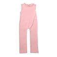 thumbnail image 1 of TOOYOU Girls Romper Kids Baby Children Solid Summer Sleeveless Jumpsuit Leisure Playsuit Bodysuits For Toddler ,Size 6-7 Years Pink, 1 of 6