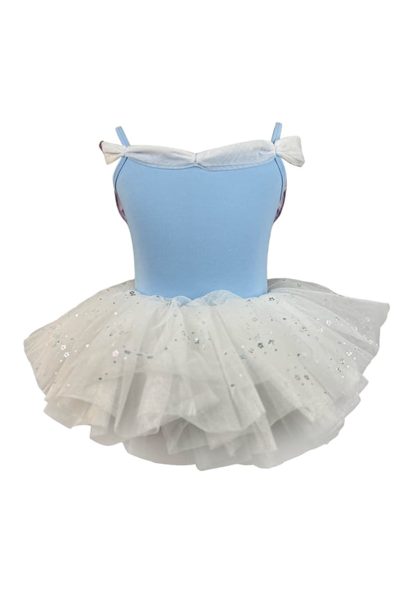 Girls Romper Summer Butterfly Solid Color Suspender Jumpsuit Dance Training Dress For Performance Girls Princess Dress Romper Leisure Playsuit Bodysuits For Toddler ,Size 4-5 Years Blue