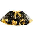 thumbnail image 1 of TOOYOU Girls Skirts Baby Polka Dot Printing Layered Party Mesh Tulle Tutu Skirts Sweet Girl Classic Short Skirt Size 5-8 Years Black, 1 of 5