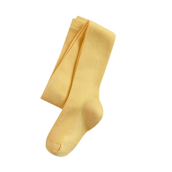 TOOYOU Girls Socks Baby Tights Cable Knit Footed Pantyhose Baby Stockings Toddler Leggings Footed Pants Size 4-5 Years
