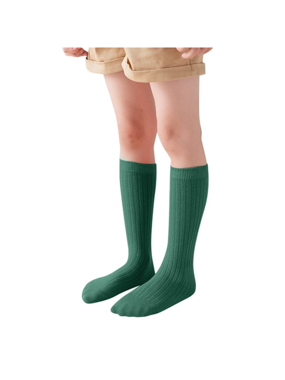 Girls Socks Knee High Socks Gift Boot Socks Candy Colored Long Socks School Uniform Socks