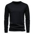 thumbnail image 1 of TOOYOU Men's T-Shirt Long Sleeve Compression Solid Color Winter Warm Underwear Tee Tops Sports Workout Shirts Mens Anti-Odor Workout Tees Black, 1 of 2