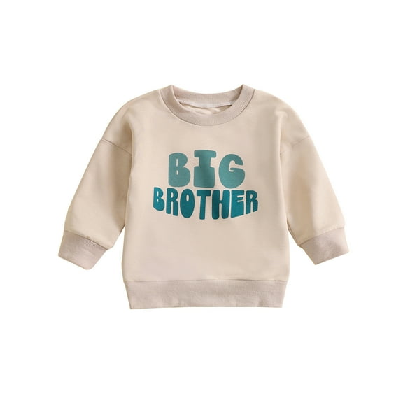 TOOYOU Toddler Baby Boys T-shirt Tops Long Sleeve Letter Prints Shirt Kids Crewneck Casual Tops Tees&nbsp; Size 18-24 Months