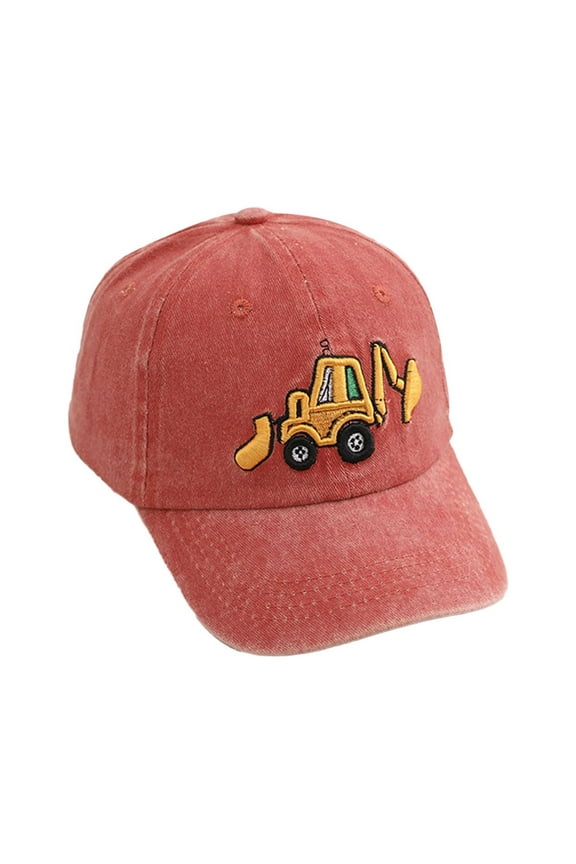 Toddler Baseball Cap Boys Cartoon Car Hat Children Baseball Summer Boys Trucker Kids Sun Hat