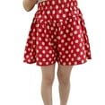 thumbnail image 1 of TOOYOU Toddler Girls Casual Shorts Jogger Shorts Summer Casual Floral Polka Dot Shorts Active Pants Versatile Shorts For Girls Size 5-6 Years Red, 1 of 6