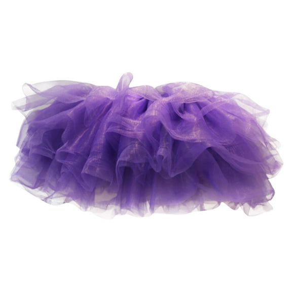 TOOYOU Women Dress Petticoat Layered Skirt Rainbow Dance Skirt Stage Performance Tutu Skirt