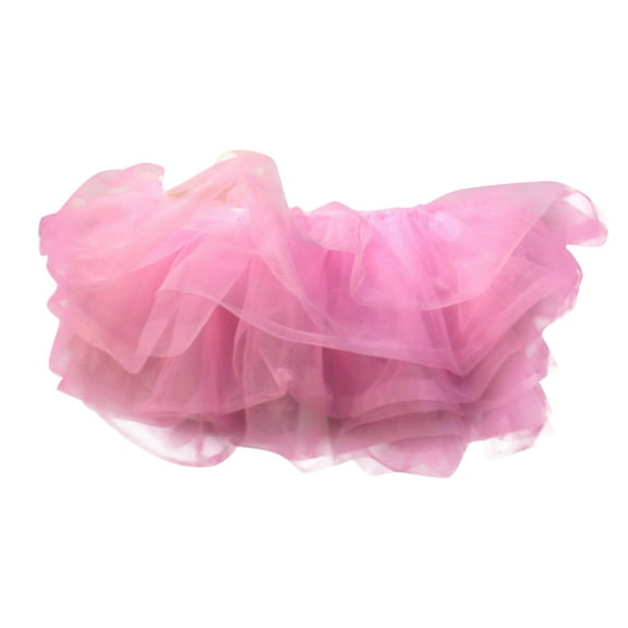 TOOYOU Women Dress Petticoat Layered Skirt Rainbow Dance Skirt Stage Performance Tutu Skirt