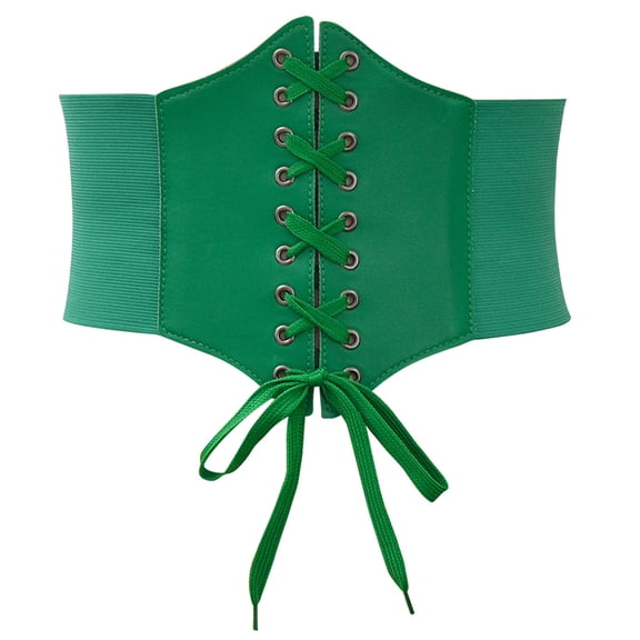 TOOYOU Women Elegant Fashion Wide Waist Belt With Buckle And For Courtly Style