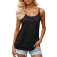 thumbnail image 1 of TOOYOU Women Tank Tops Summer Casual Sleeveless Cami Tops Loose Fit Thin Strap Yoga Racerback Sports Print Workout Tank Streetwear Racerback Tanks, 1 of 4
