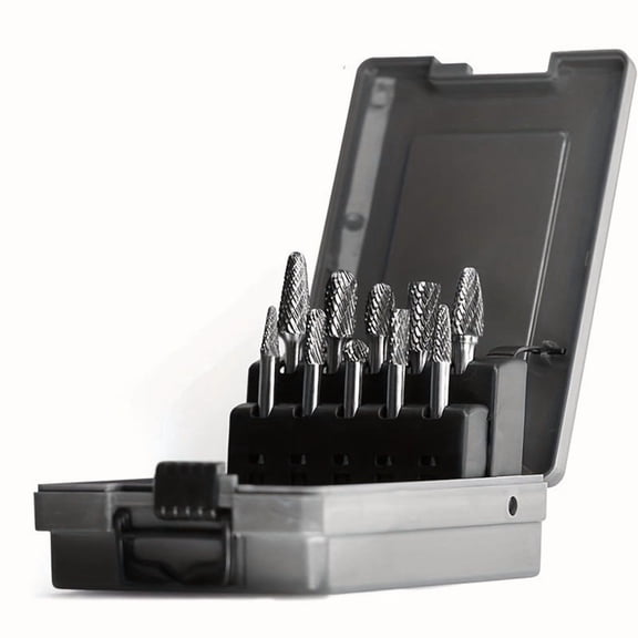 HOT 1/4 Carbide Burr Kit Shank Die Grinding Bit Drill for Metal Rotary Tool File Welding Wood Stone Deburring